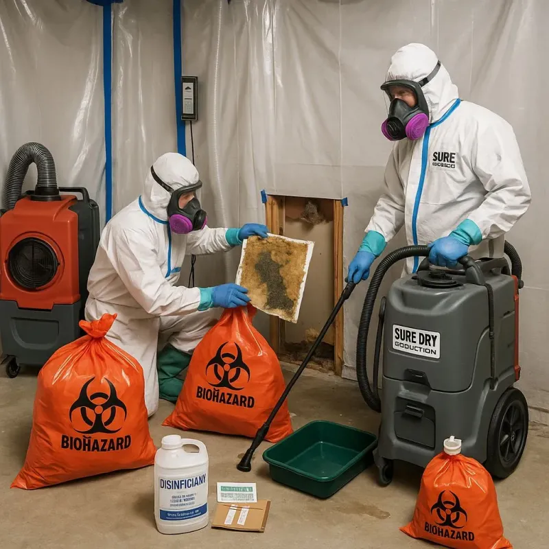 Contaminated Water Handling Protocols process in Lindsborg, KS